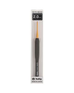 Tulip T15-400E ETIMO haaknaald 2,5mm softgrip grijs - Kaart